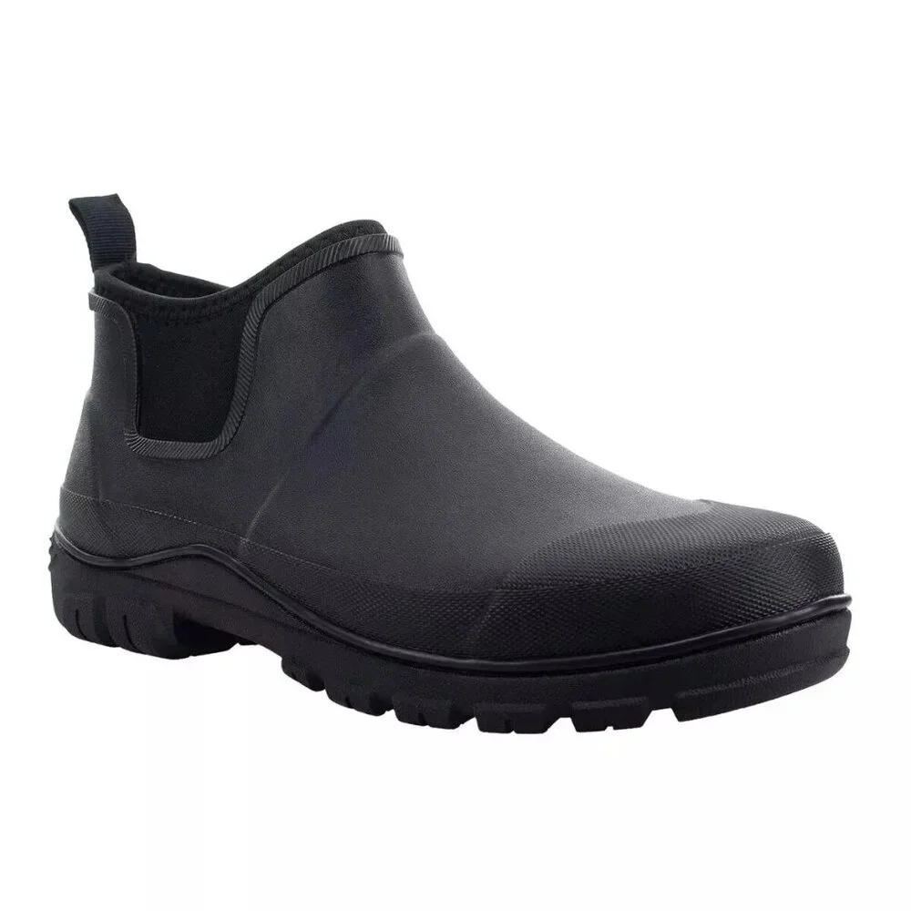 Staheekum Men's‎ Ankle Rain Boots Black